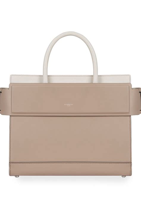 givenchy horizon small bicolor leather tote bag|Givenchy Horizon Small Leather Tote Bag .